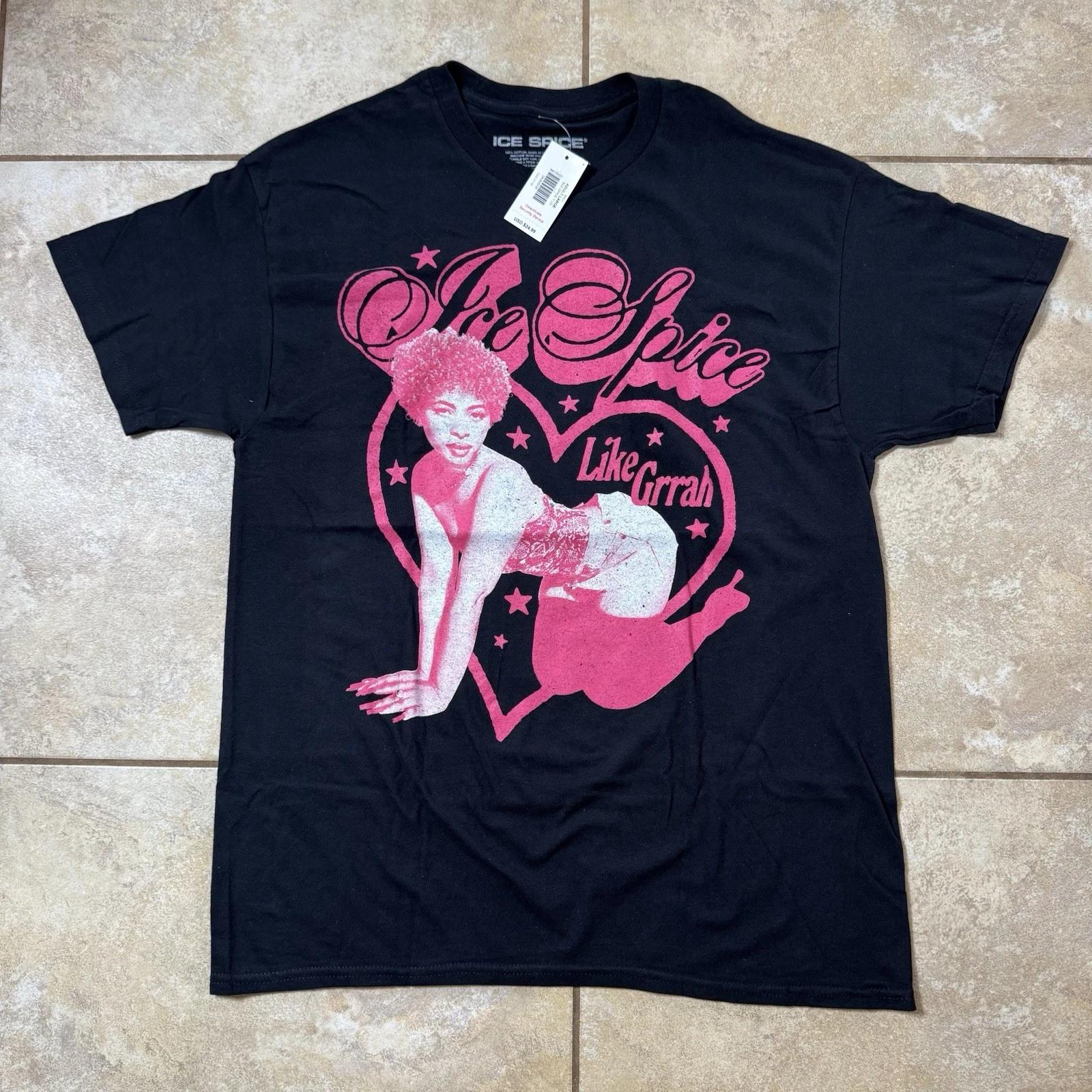

Ice Spice Like Grrah T-Shirt Black LARGE New XL