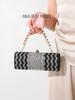 Elegant Evening Rhinestone Clutch: Crystal Diamond Party and Wedding Bag for Ladies - European and American Style