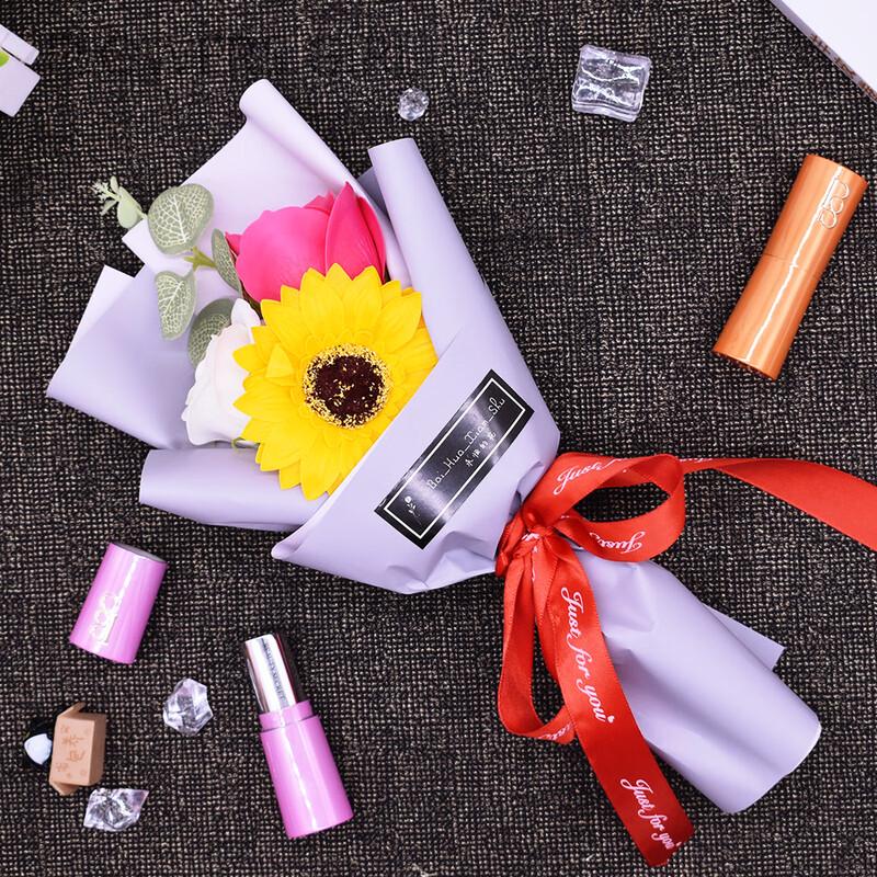 Ins Style Sunflower Soap Flower Bouquet