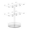 Acrylic Bracelet Rack With Art Inspired Base Space Efficient Jewelry Display for Shops and Personalize Use