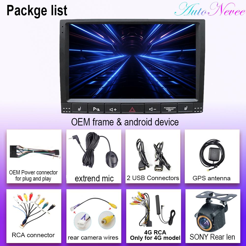 Android 14 For Volkswagen VW Touareg 2002 - 2012 Radio Multimedia Player Screen Car Head Unit Navigation No 2Din DVD 5G WIFI BT