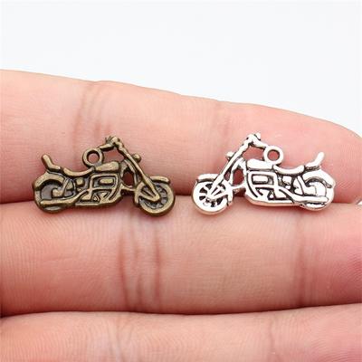 Motorcycles Cars Trains Vehicles Charm Antique Bronze Zinc Alloy Jewelry Making Supplies Kids Style Bracelet Charms