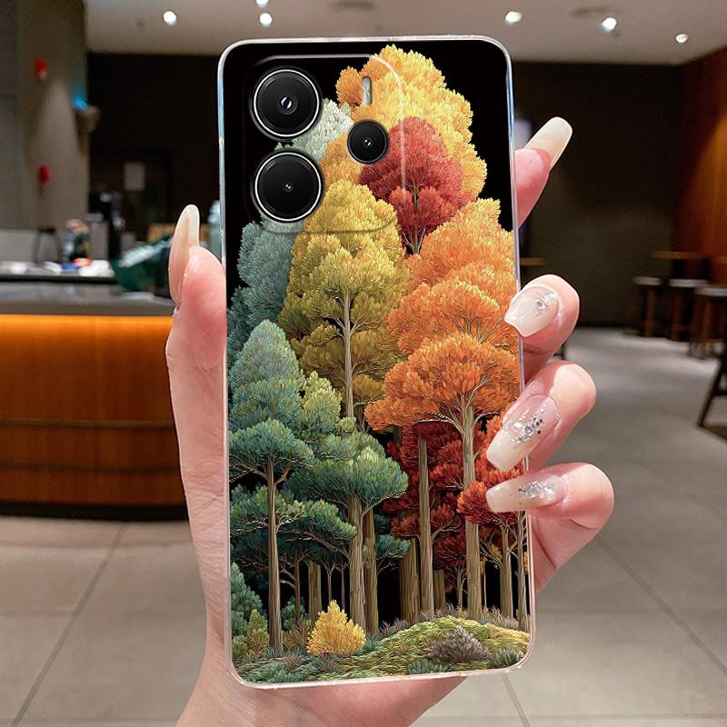For Redmi Note 14 4G Luxury Cute Cool Boys Girls Pattern Soft Silicone Phone Case Back Cover Transparent TPU Shell 24117RN76G