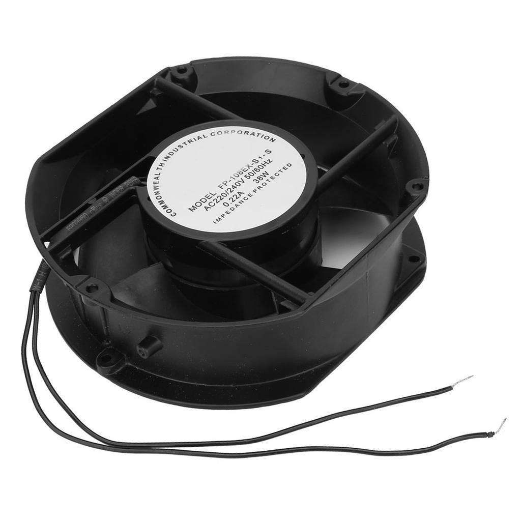 FP108EX S1S AC Axial Fan AC220V 38W Oval Ball Bearing Ventilation Cooling Fan