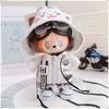 Clothes]Clothes [Only For 15/17Cm Labubu Doll Clothing Cool Handsome Wolf Hoodie Coat Glasses Collar Trendy Clothing Accessories