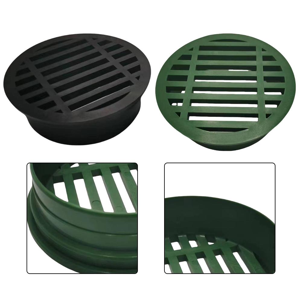 Balcony Drainage 3 Inches Flat Drain Cover Easy Install Drain Cover For Pipes Filtration System Round Drain Grate