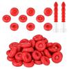 10Pcs Caulking Gun Nozzles Cap Red Caulk Saving Cap Caulk Sealer Saver Open Caulking Tube For Sealing And Preserving