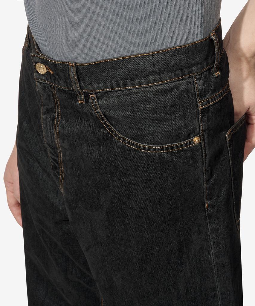 MARNI Garment Dyed Flock Denim Pants - Black / Puju0021A0Uscv98Fdn99