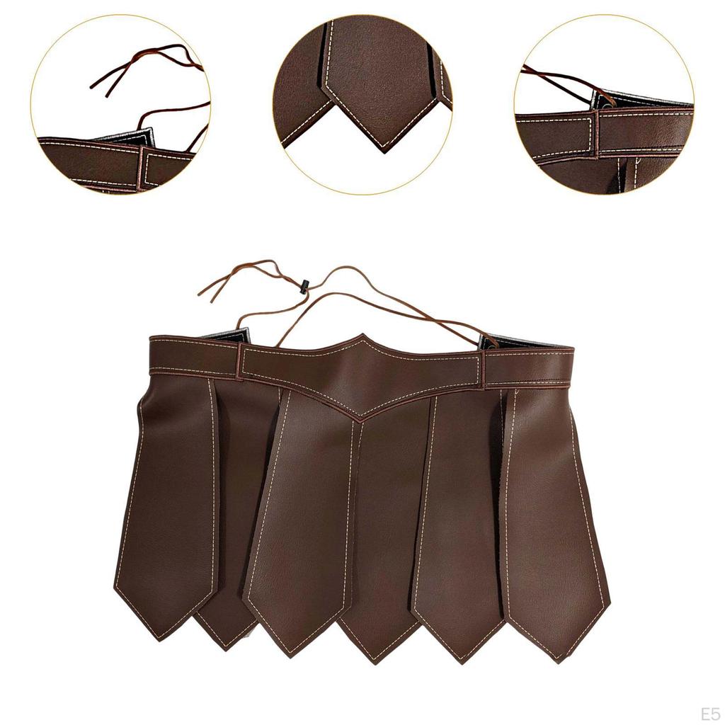 PU Leather Skirt Cosplay Clothes Dress Up Role-playing for Carnival Festival Fantasy Events