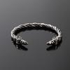 Foreign Trade Vintage Viking Raven Head Adjustable Male Open Bracelet Punk Party Punk Hip Hop
