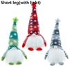 Santa Claus Dwarf Christmas Decoration With Star Hat Rudolph Creative Gift Cartoon Plush Doll Luminous Dwarf New Year Gift