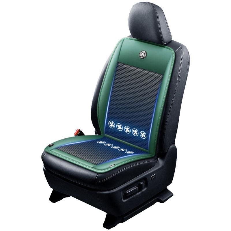 Summer Car Seat Cushion Car Seat Universal Cooling Pad Ventilation Cushion 12V Cooling Breathable Backrest Car Seat Cover Set