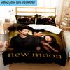 3PCS Eclipse Twilight vampire 3pcs Bedding,Including 3PCS Duvet Cover And 2pcs Pillowcases Perfect for Christmas,Ideal for Bedroom, Dormitory