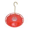 CourtyardShaped Bird Feeder Transparent Hanging Bird Water Feeder for Garden Terrace(Red )