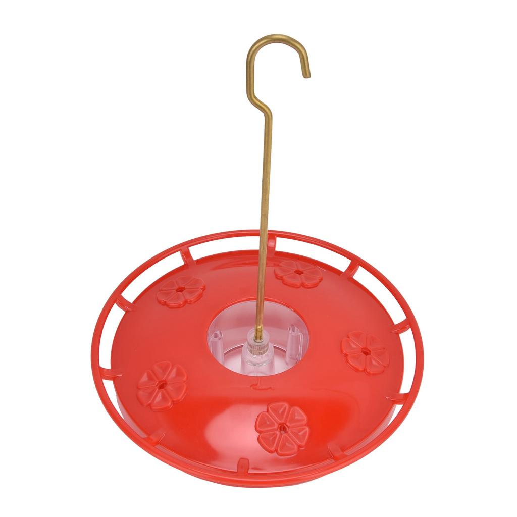 CourtyardShaped Bird Feeder Transparent Hanging Bird Water Feeder for Garden Terrace(Red )