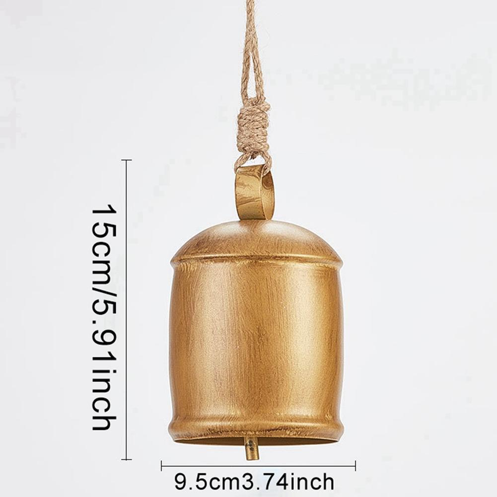 

Рождественский колокольчик подвеска золото винтажный коровий колокольчик украшение для рождественской елки