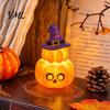LED Night Light for Party Cute Halloween Ghost/Pumpkin Desktop Decoration, Battery Durable Plastic Operated Nursery with Warm Glow Home Decor