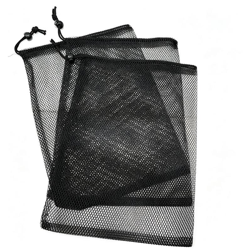 

3Pcs Aquarium Filter Bag Black Mesh Bags For Fish Tank Aquarium Pond For Bio Ball Carbon Media Ammonia Fish Tank Isolation Bag 17x20cm