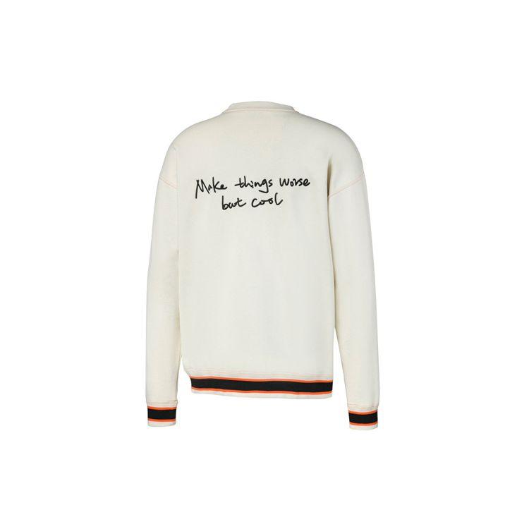 Puma X Randomevent Co-Branded Graphic Crew Neck Sweatshirt Men Tops White 59666350