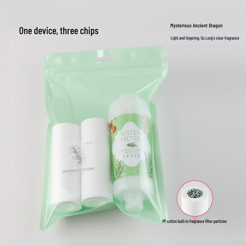 Multi-Use Fragrance Filter Set: Shower Head, Washing Machine, Toilet, Pre-filter with Replaceable PP Cotton Core