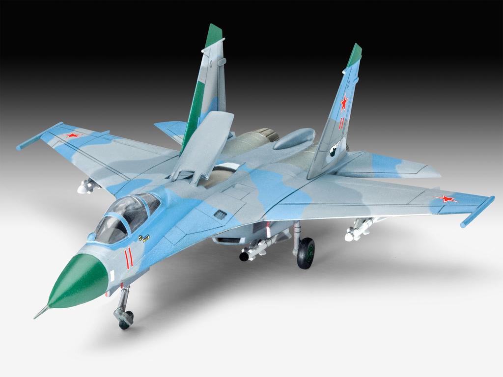 German Revell Russian Air Force Flanker Plastic Model 03948 (Revell) 1/144 Su-27