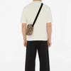 Burberry Vintage Check Canvas Crossbody Bag With Equestrian Knight Embroidery For Daily Use