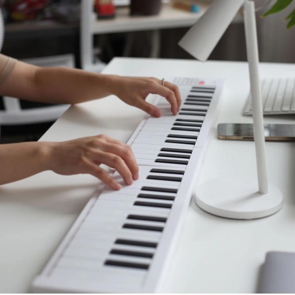 61klávesové skládací piano Přenosná klávesnice Skládací elektronický nástroj s nahráváním a přehráváním 61klávesové přenosné klávesové piano