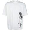 Flower Embroidered T Shirt EM001026-AF13669-M0120