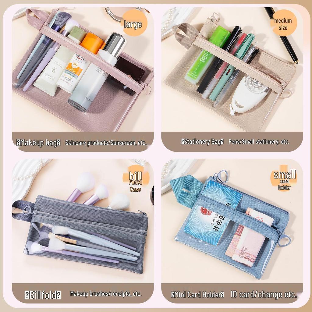 Waterproof Travel Storage Bag: Portable Cosmetics, Earphones, Data Cable & Card Holder