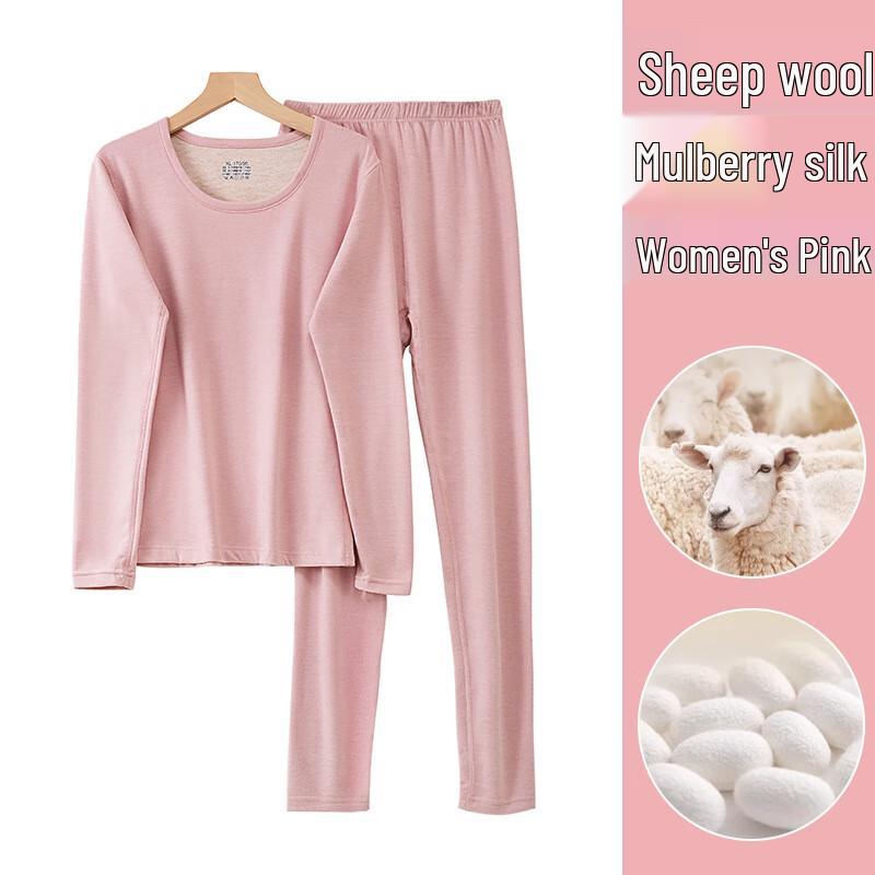 

Женский осенне-зимний комплект термобелья с круглым вырезом L-4XL