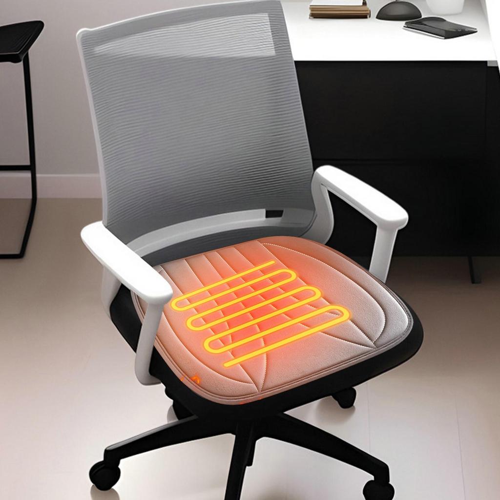 Heated Car Seat Cover USB Anti-slip Heater Cover Anti-slip Car Seat Warmer For Truck SUV Trailer Tractor Men Women Driver