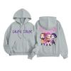 Kids Fashion Women's Lightweight Long Sleeve Zipper Hoodie Printed Hoodie With Pockets