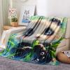 Coperta in Flanella con Stampa Panda, Alta Qualità, Confortevole per Tutte le Stagioni, Decorazione per la Casa, Calore e Comfort, Perfetta per Regali di Natale