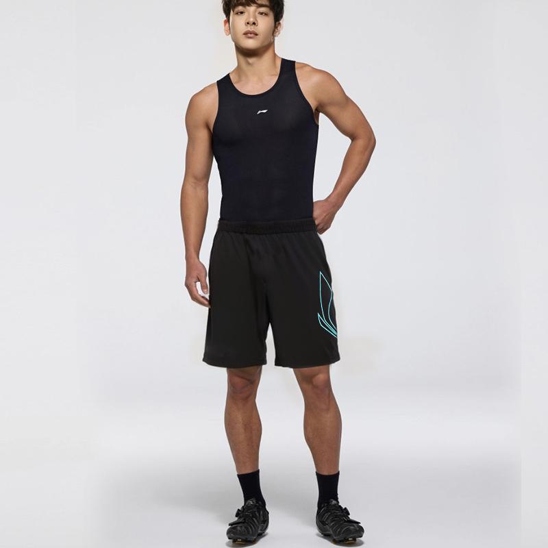 Li-Ning Fashion Logo Skin-Friendly Comfortable Breathable Quick-Dry Tank Top And Shorts Casual Sports Set Unisex sets ZHXY819-2