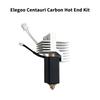 Sada tvrzených ocelových trysek pro hotend pro Elegoo Centauri Carbon 0,2/0,4/0,6/0,8 mm Hot End Ocelová mosazná tryska Díly 3D tiskárny