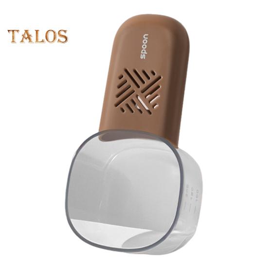 

Мерная ложка для кофе со съемной ручкой, прозрачная шкала, контейнер для хранения зерен, чая, сахара, инструментов бариста, совок для риса без посыпки коричневый