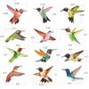 Anti-Collision Window Clings Bird Alert Collision Decals To Prevent Bird Strikes On Window Glass - Set of 12 Hummingbirds