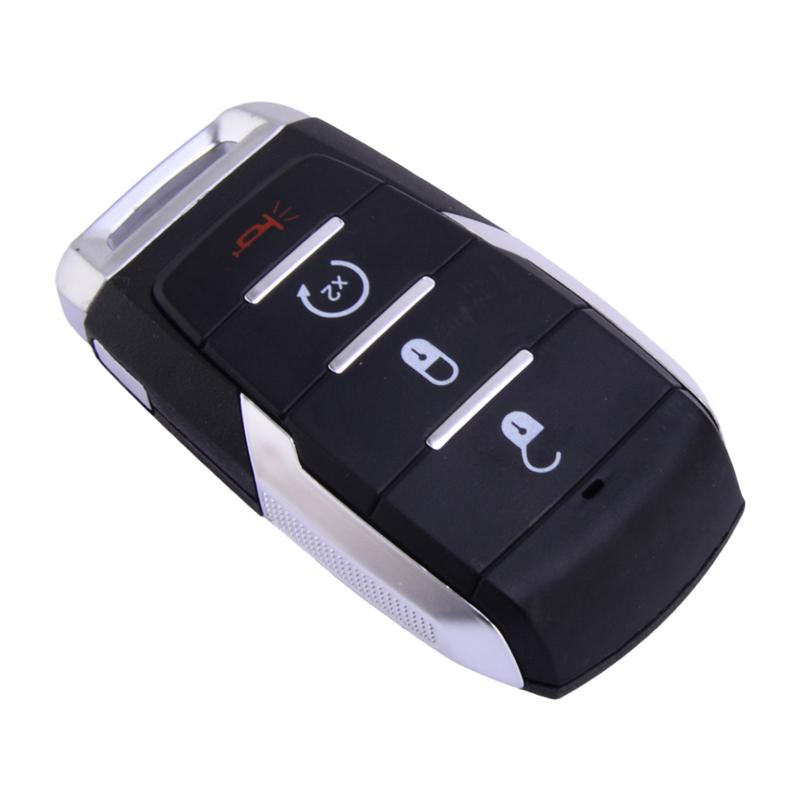 4 Buttons Smart Remote Key Fob Shell Keyless Entry Control Case Cover fit for Dodge RAM 1500 -