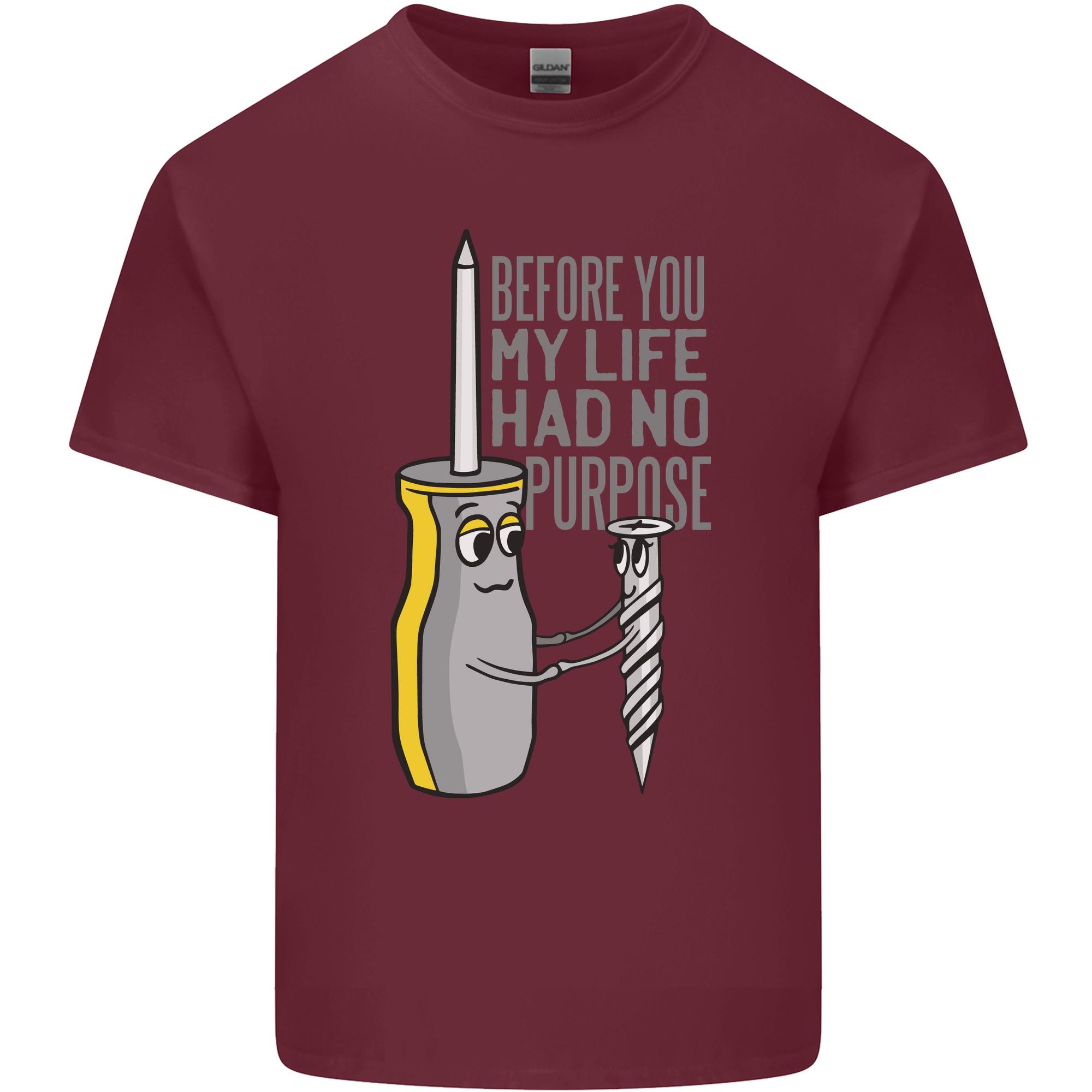 Screwdriver Funny Carpenter Electrician DIY Unisexs Light Cotton TShirt S