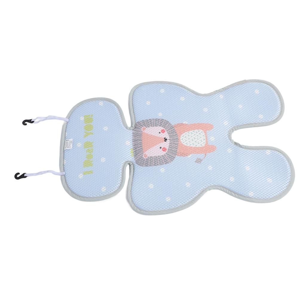 Ice Stroller Cooler Mat Universal 3D Breathable Car Seat Cooling Pad for Toddlers Small Lion