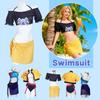 Cosplay Outfit, Short Skirt/short Top, Modified Into A Swimsuit, Suitable For Anime Conventions, Fan Meetings, Slim-fitting And Attractive.