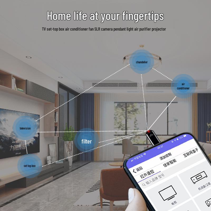 BHOOA Mobile Phone Infrared Transmitter & Remote Control for Apple and Android Devices