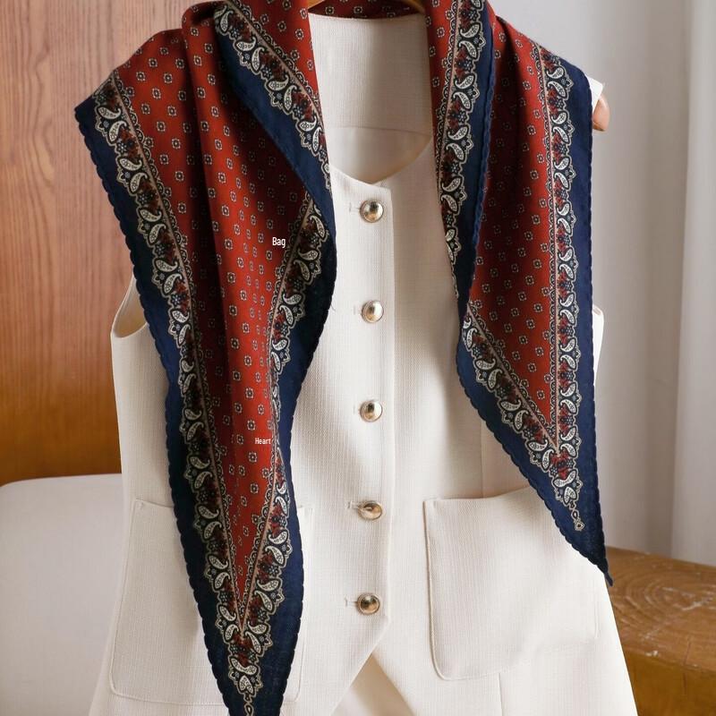 Elegant Star Pattern Double-Sided Fashion Scarf 40*120cm