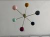 6 Multi Color Shade Ceiling Cone Contemporary Style Ceiling Fixture Chandelier Light Sputnik