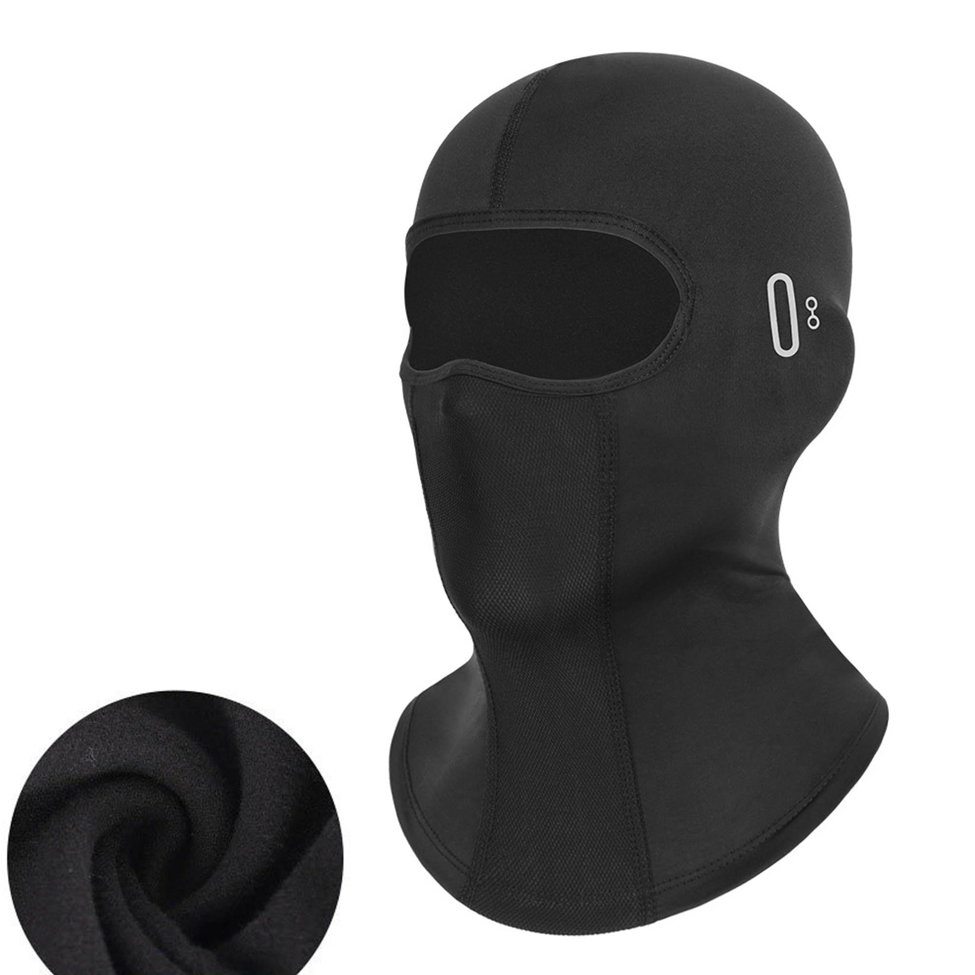 

Ski Face Neck Fleece Winter Cold with Glasses for Commuting Upgraded [BOJIDO] Balaclava, Mask, Cover, Warmer, Lined, Use, Protection, Windproof, чёрный