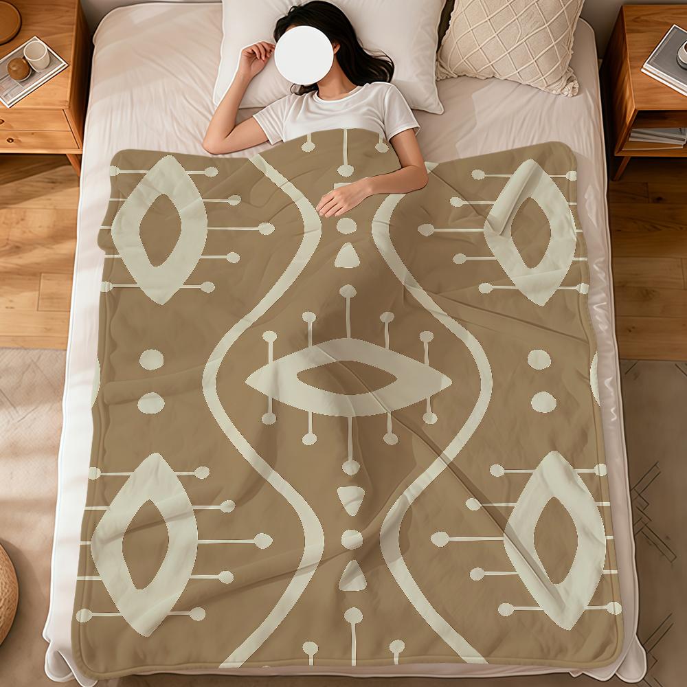 abstract bohemian Eccentric boho soft warm plush blanket for dormitory sofa living room pet hogar bedroom gift nap home Flannel