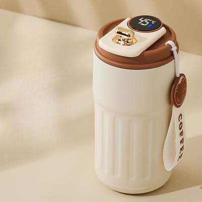 Intelligente Temperaturanzeige 316 Edelstahl Isolierbecher Tragbarer Kaffee-Wasserbecher