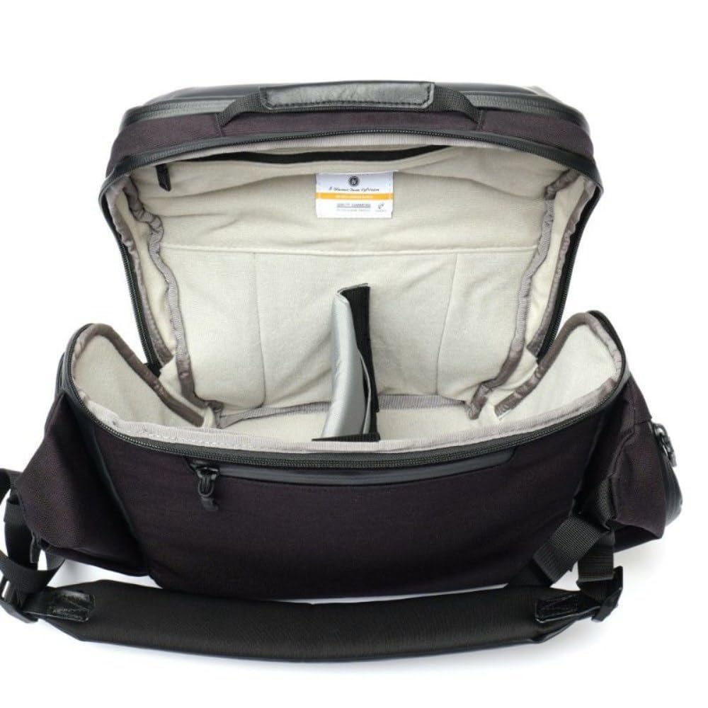 Camera Bag Shoulder Bag 2 Compartments Water Resistant 10L Tablet Storage BLEISURE CAMELA BAG 152554 Black [AS2OV]
