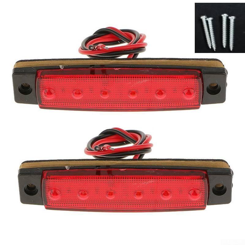 Stop 2x Montieren Sicher ~ Anhänger 6led Licht Schwanz Bremse Kits Dc Versiegelt Rv Fit Drehen