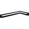 Fireplace Grille KRATKI LUFT Graphite 9x80x40 Left Ventilation Set of 2 Pcs